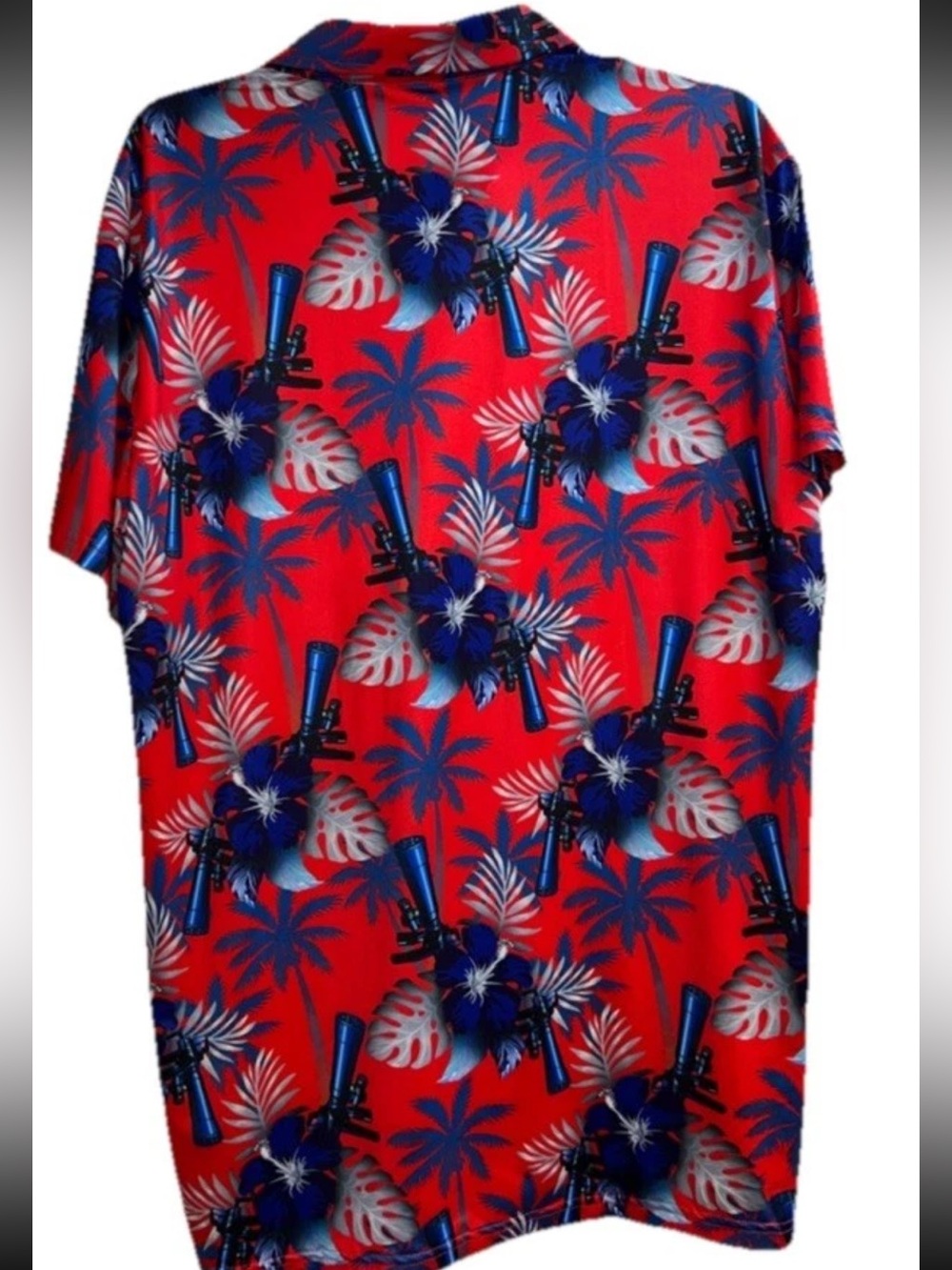 Retro Riffle SUPPRESSED (RED) POLO - Picture 3 of 3